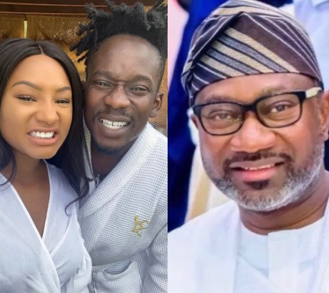 “When una go marry?” – Billionaire Femi Otedola asks his daughter Temi and Mr Eazi