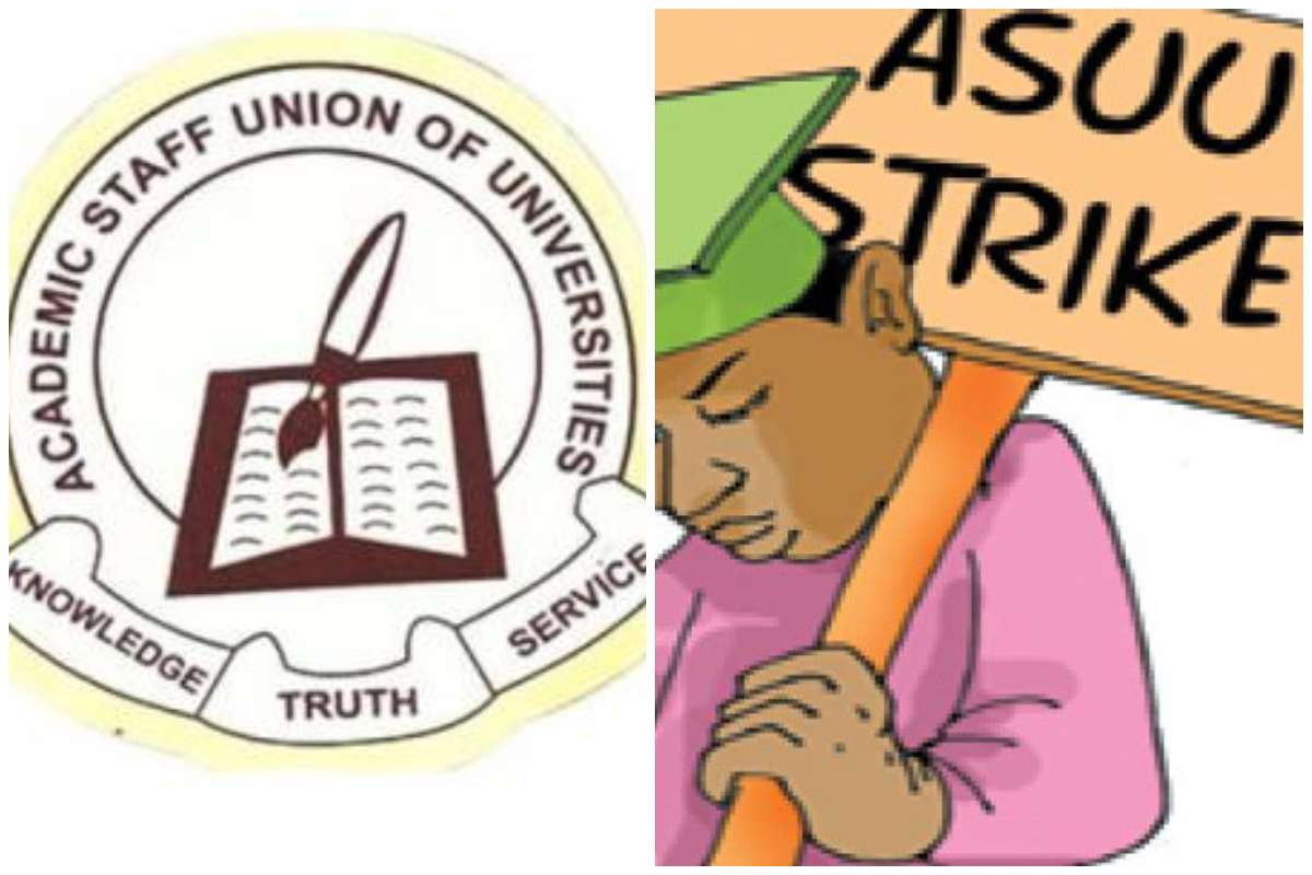 NANS Protest Against Prolong ASUU Strike in Benue State
