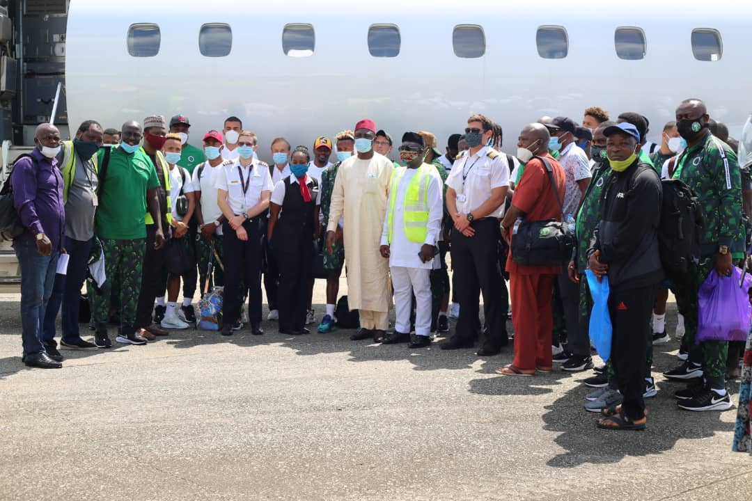 AFCON Qualifier: Super Eagles land in Freetown