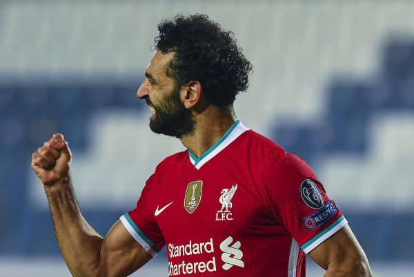 Salah to return for Liverpool against Atalanta