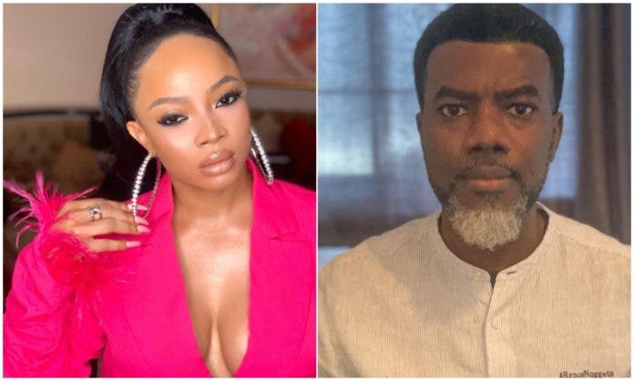 ‘Divorced’ is nothing to shame anyone for – Toke Makinwa slams Reno Omokri
