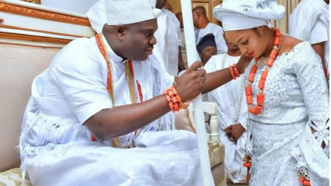 Breaking: Ooni of Ife welcomes son with wife