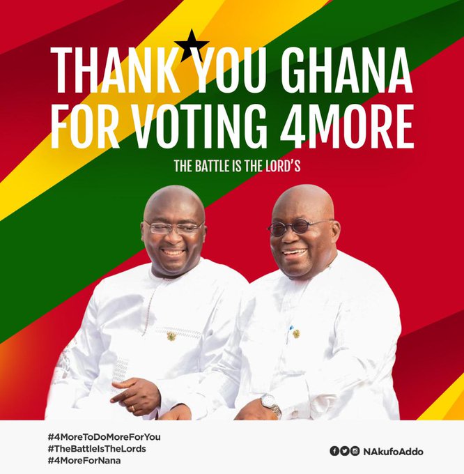 Ghana’s President Akufo-Addo Wins Second Term