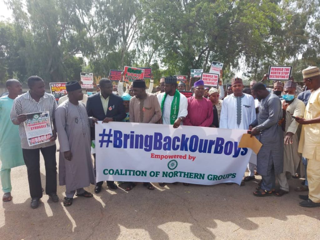 #BringBackOurBoys: Fresh protest in Kastina over abduction of schoolboys