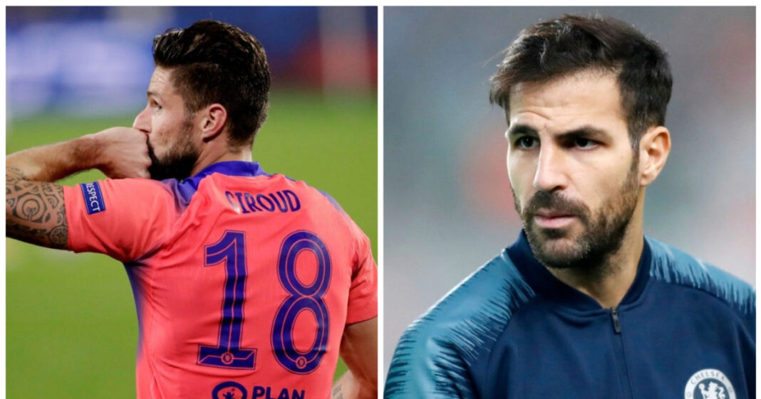 Fabregas sends class message to Giroud after Chelsea masterclass against Sevilla