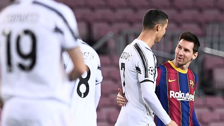 Ronaldo hails Juventus after dominating Messi’s Barcelona