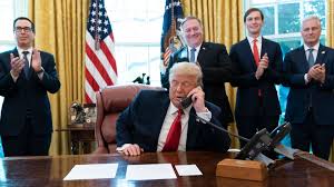 President Donald Trump has signed the $2.3trillion coronavirus relief and government funding bill into law.