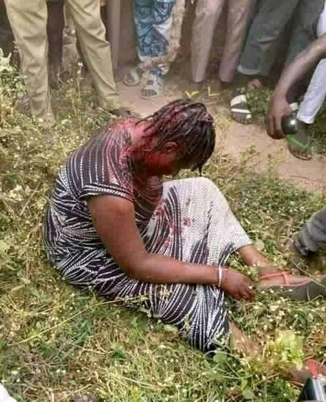 Woman beaten to pulp by angry mob for kidnapping children in Nasarawa