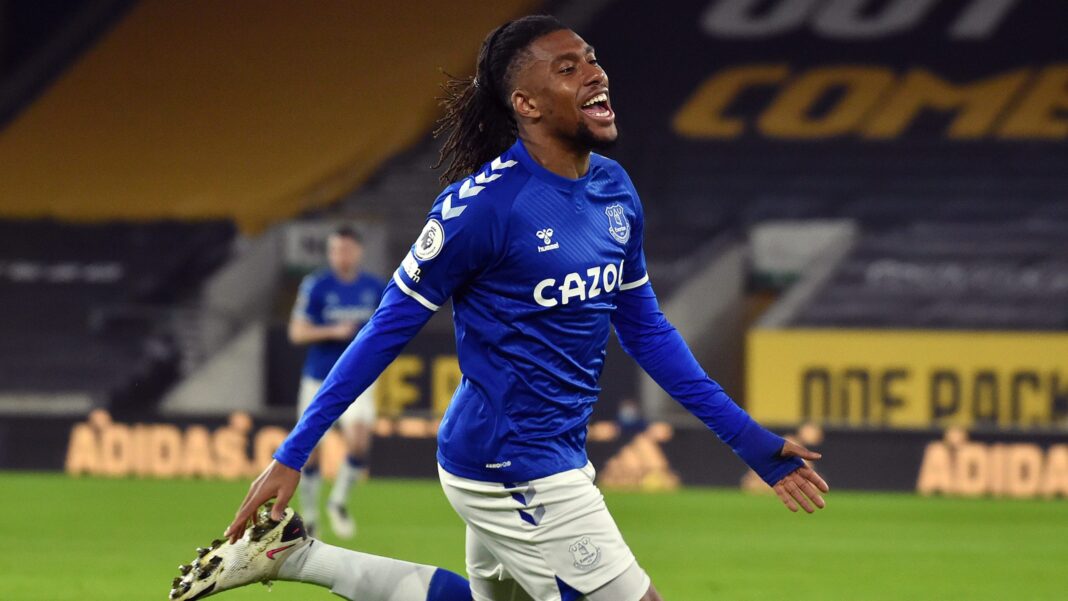 Alex Iwobi scores his first Premier League goal in 15 months