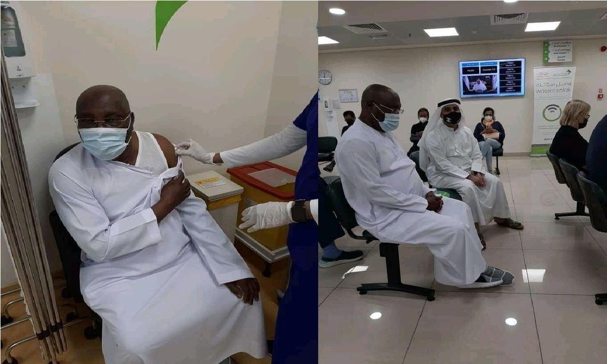 Atiku reportedly receives COVID-19 vaccine