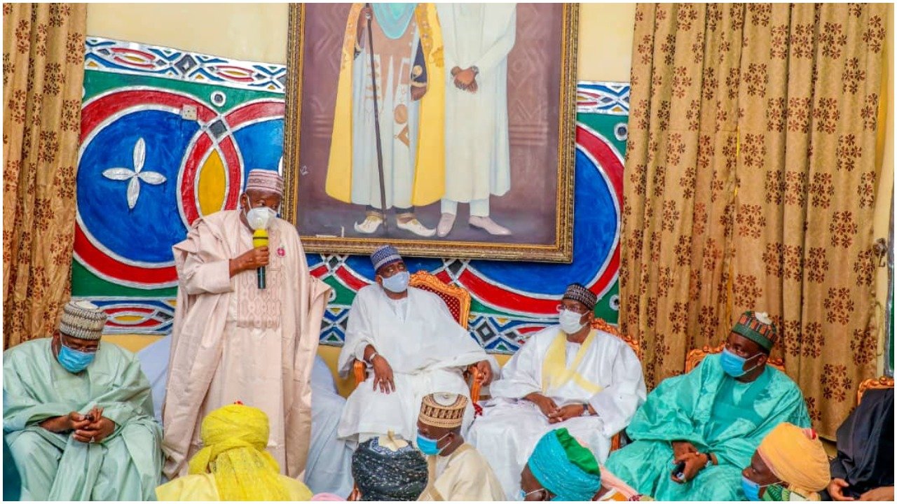Gov. Ganduje visits Kwankwaso over fathers death