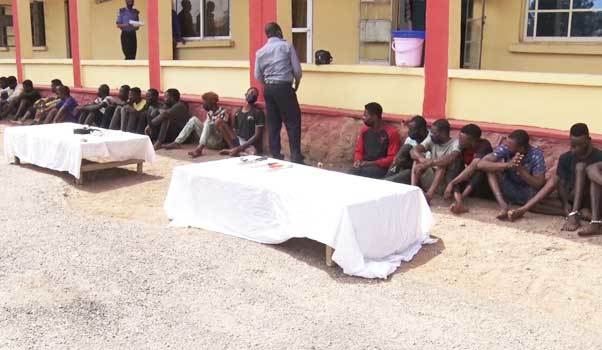 Police Parade 45 Suspected Criminals In Ogun