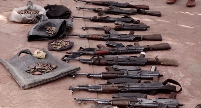 Seven Notorious Bandits Repent, Surrender Weapons In Zamfara