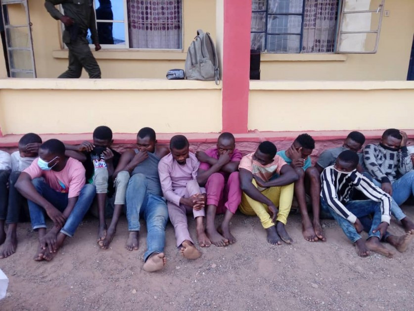 25 suspected cultists arrested during initiation ceremony in Ogun
