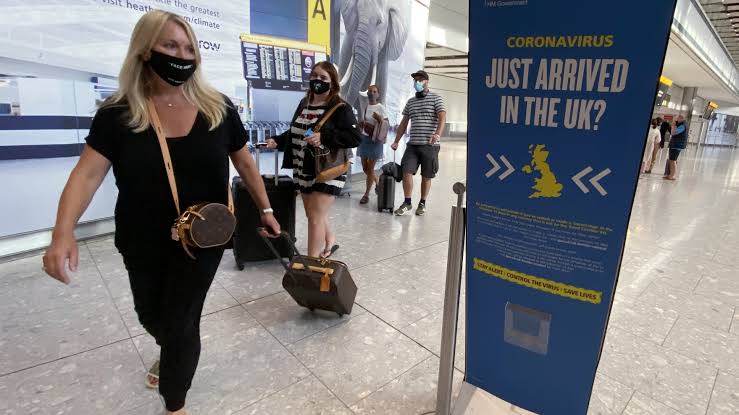 UK to close all travel corridors Monday