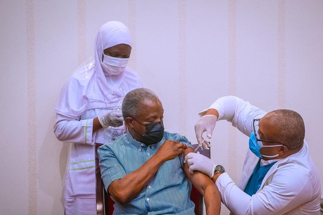 Osinbajo reveals COVID-19 vaccination jab is pain free