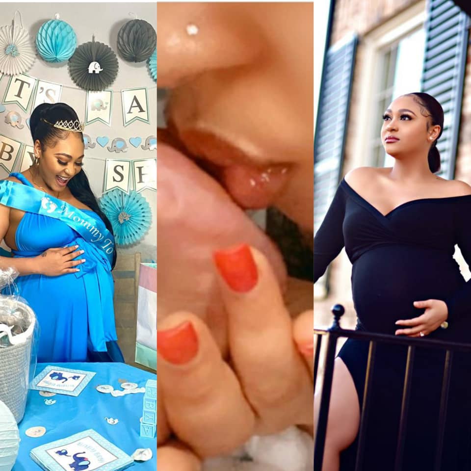 Olakunle Churchill And Rosaline Meurer Welcome Baby, A Son – Churchill Junior