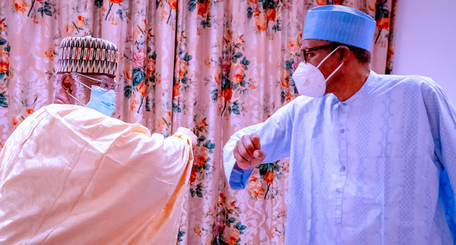 Buhari Meets Abdulsalami Behind Closed-Doors