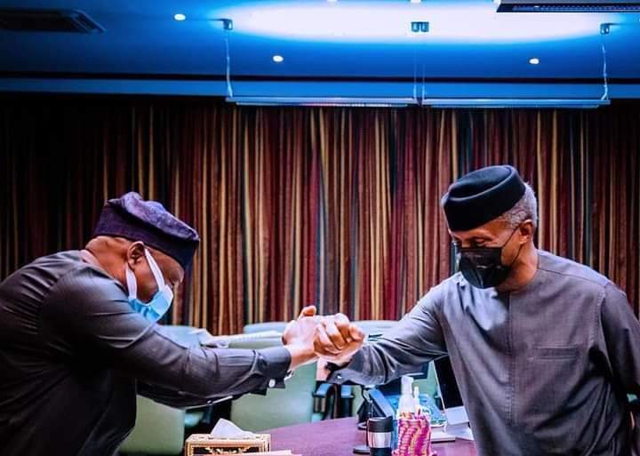 Governor Fintiri visits VP  over Adamawa Security