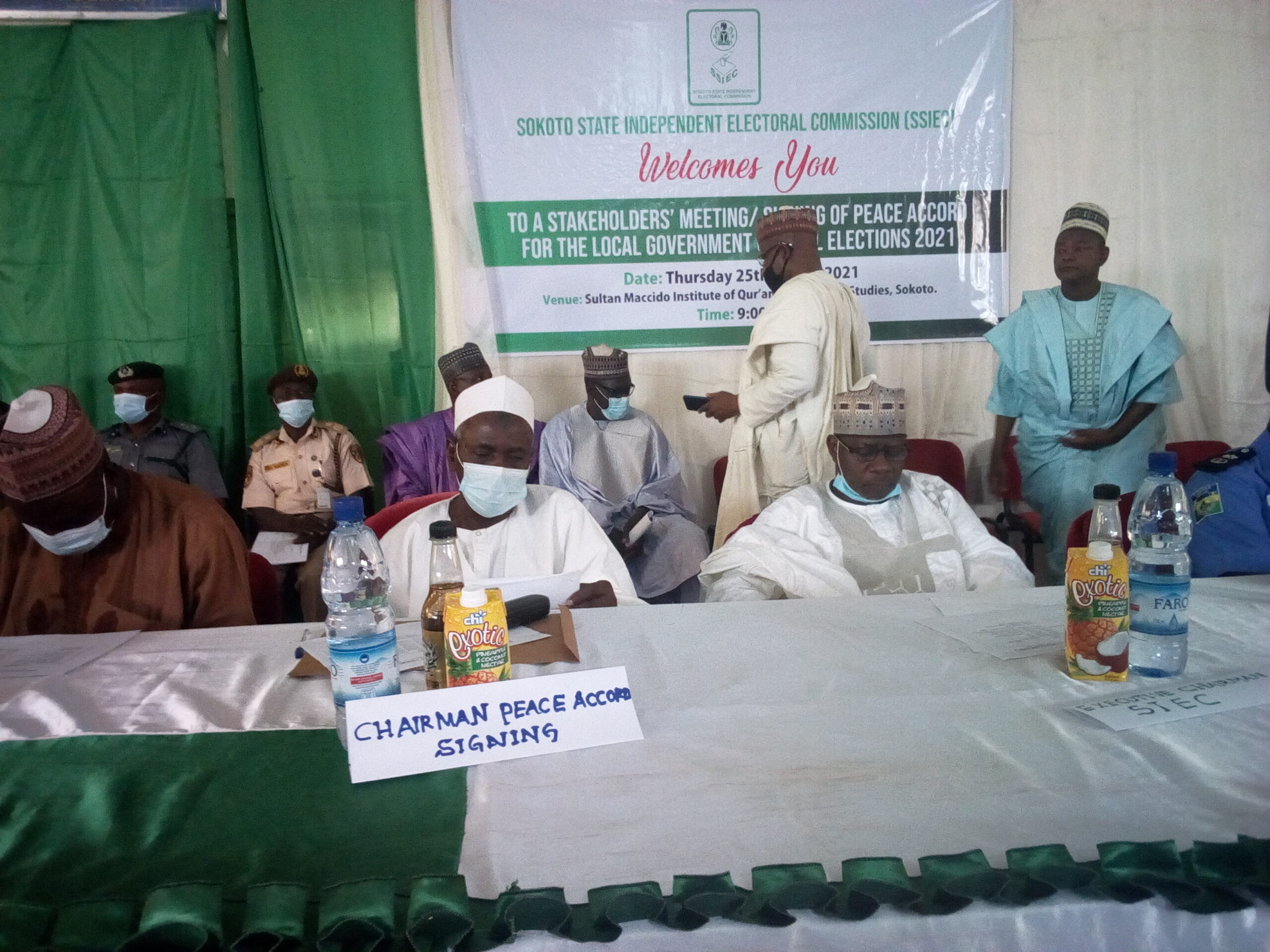 SOKOTO: Ten Political Parties Append Signatures Ahead Of 2020/2021 Local Government Elections