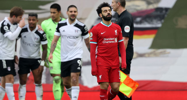 EPL: Liverpool Suffers Sixth Consecutive Home Defeat
