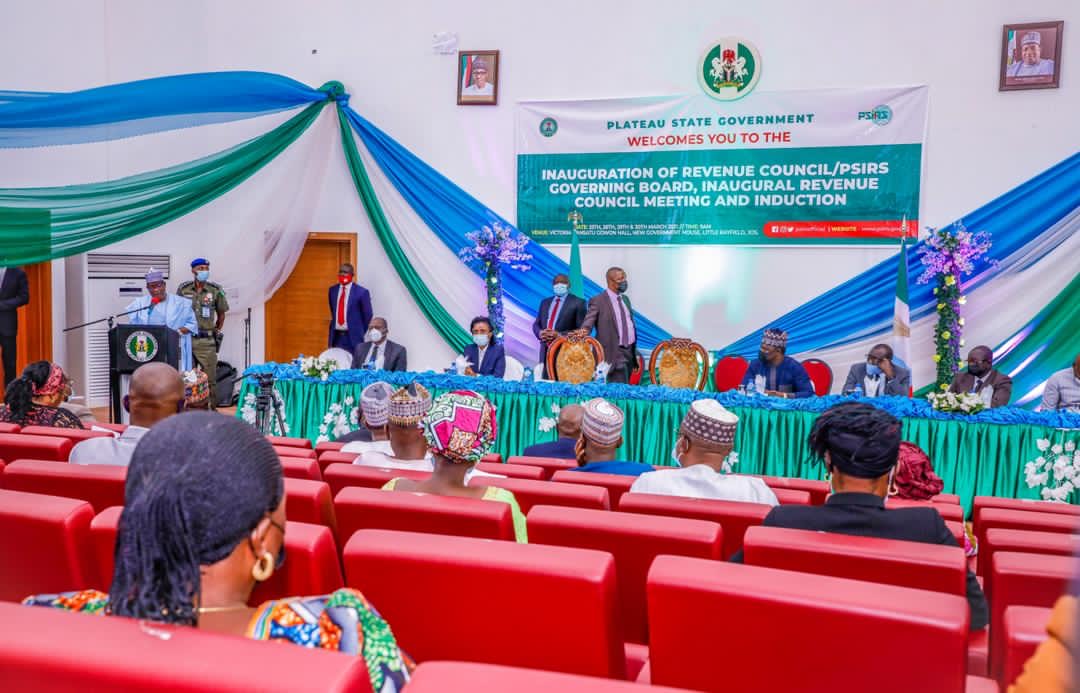 Plateau Targets Higher Revenues AsA Governor Lalong Inaugurates Revenue Council/ PIRS Governing Board