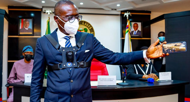 Sanwo-Olu Launches Body Cameras For Lagos Law Enforcement Officers
