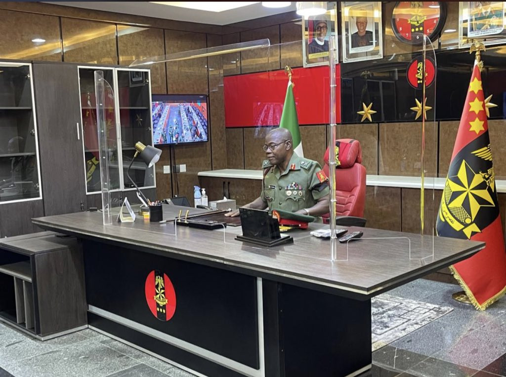 New COAS Maj. Gen Farouk Yahaya Assumes Office