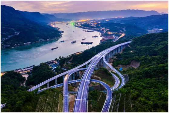 Expressway construction reveals China’s rapid development