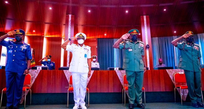 Service Chiefs Honour Senate’s Invite, Briefs Lawmakers On Security Crisis