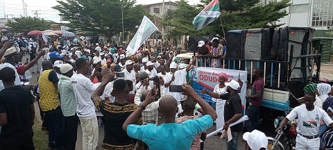 BREAKING: Yoruba Nation protest hits Osogbo