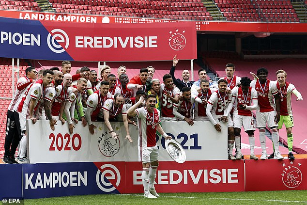Ajax celebrate 35th Dutch championship