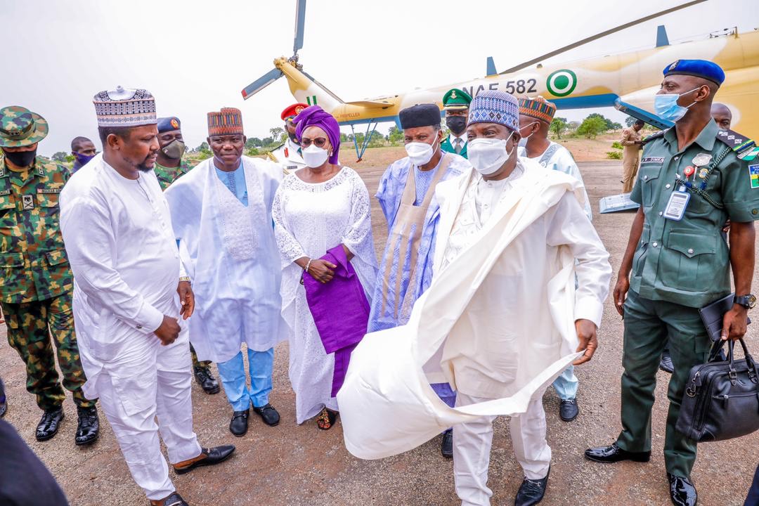 Buhari, Gowon, Lalong, Pay Glowing Tribute at Funeral of Lt. Gen. Dogonyaro