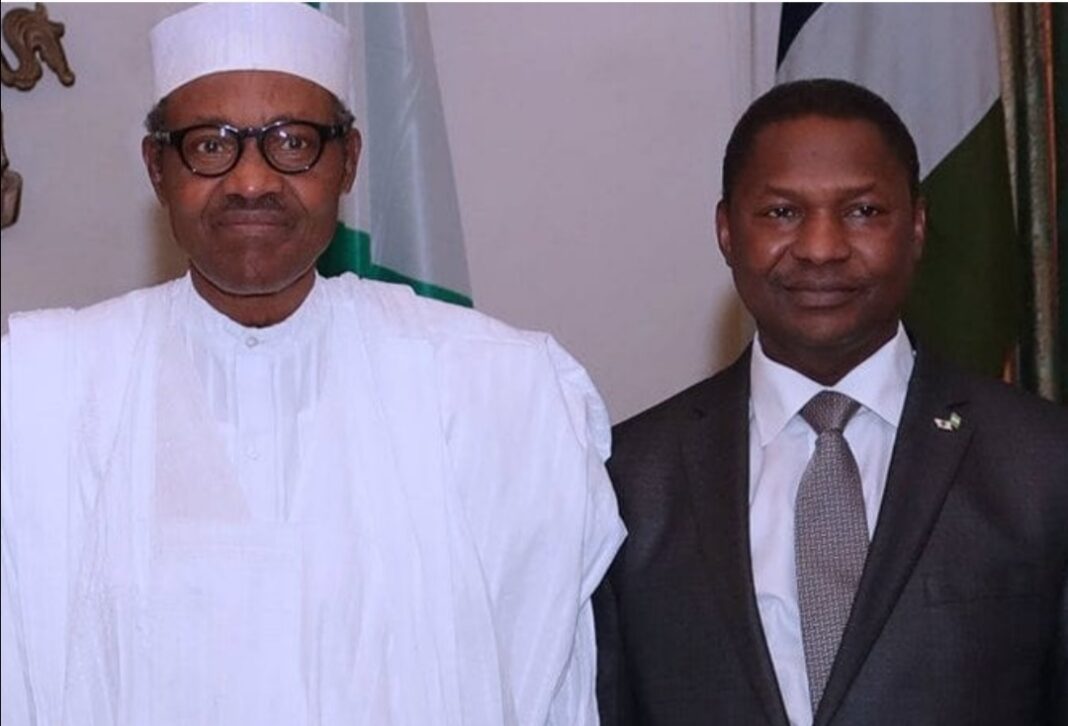 AGF Malami advices Buhari to suspend the constitution