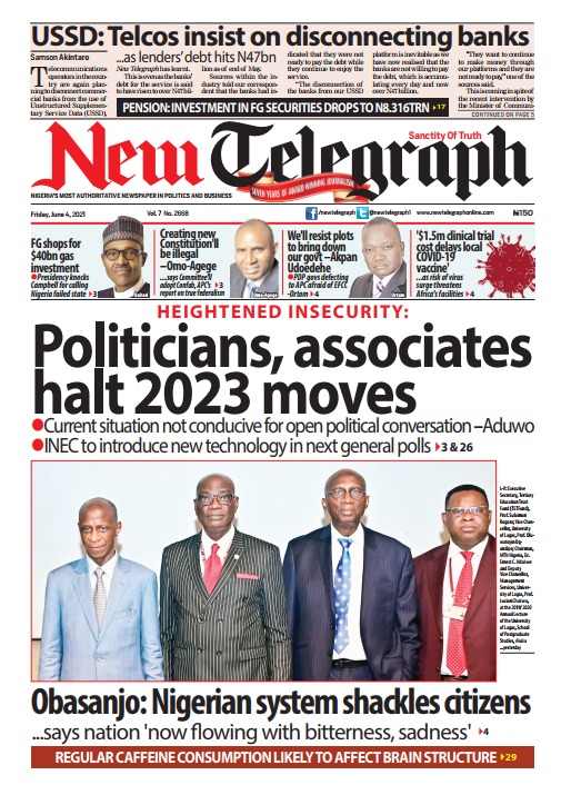 Today’s Major Nigerian Newspapers’ Cover stories-04-06-2021