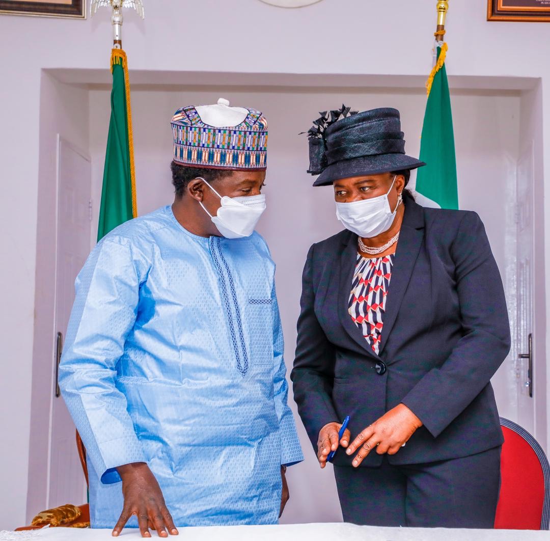 President, Court Of Appeal Justice Monica Dongban-Mensem Visits Governor Lalong