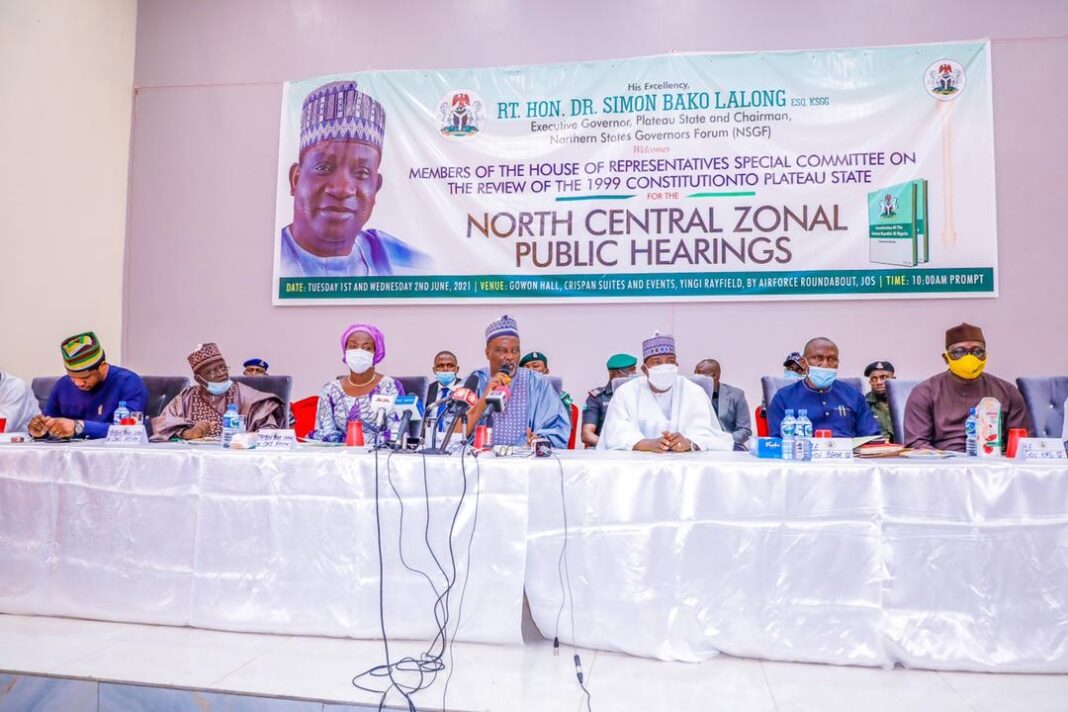 Governor Lalong Advocates Safeguards Against Constitutional Abuses, As House Of Rep Committee On Review Of 1999 Constitution Sits In Jos