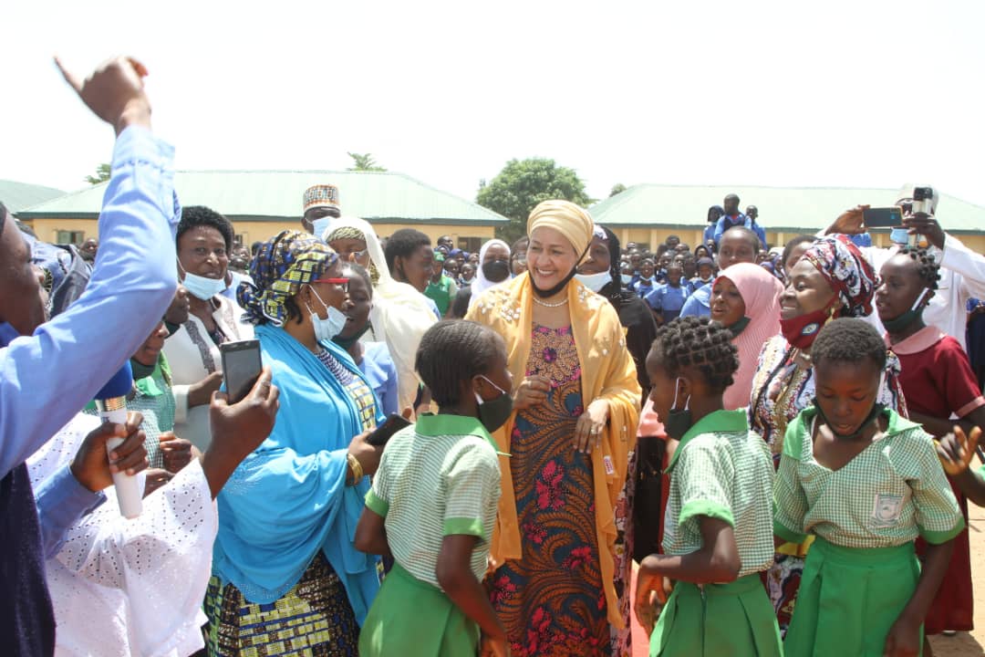 UN’s Amina Mohammed marks 60th birthday with GSS kabusa students