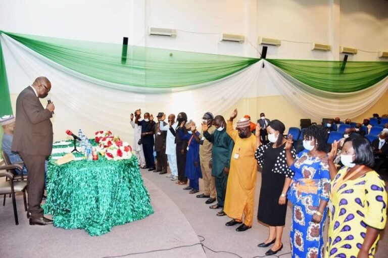 Aso Villa Staff Swear Oath of Secrecy