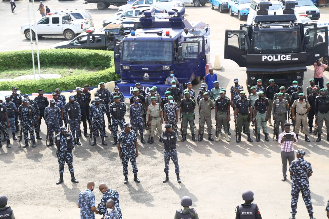 Police begins show of force amid tension over Yoruba Nation Lagos rally