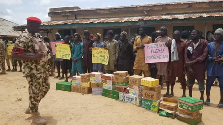 Surrendered Boko Haram, ISWAP terrorists beg Nigerians for Forgiveness