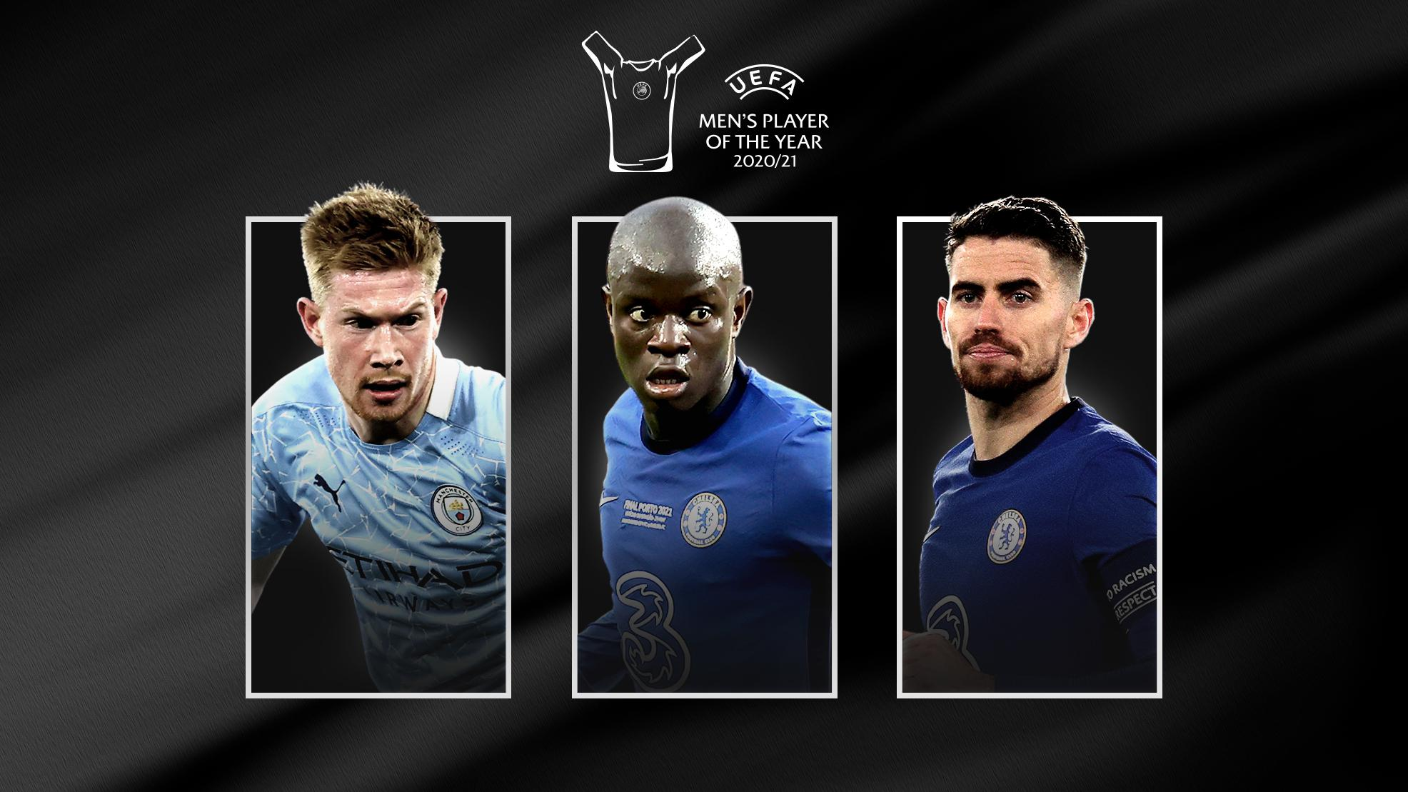 UEFA Announces 3 Nominees for 2021 Men’s Player of the Year Awards