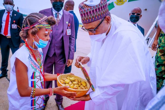 Adamawa; President Buhari’s Condolence visit to Sir Joda’s Family