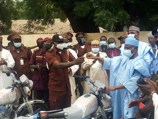 Insecurity:  SOSG Donates Hilux, Motorcycles To Vigilante Groups