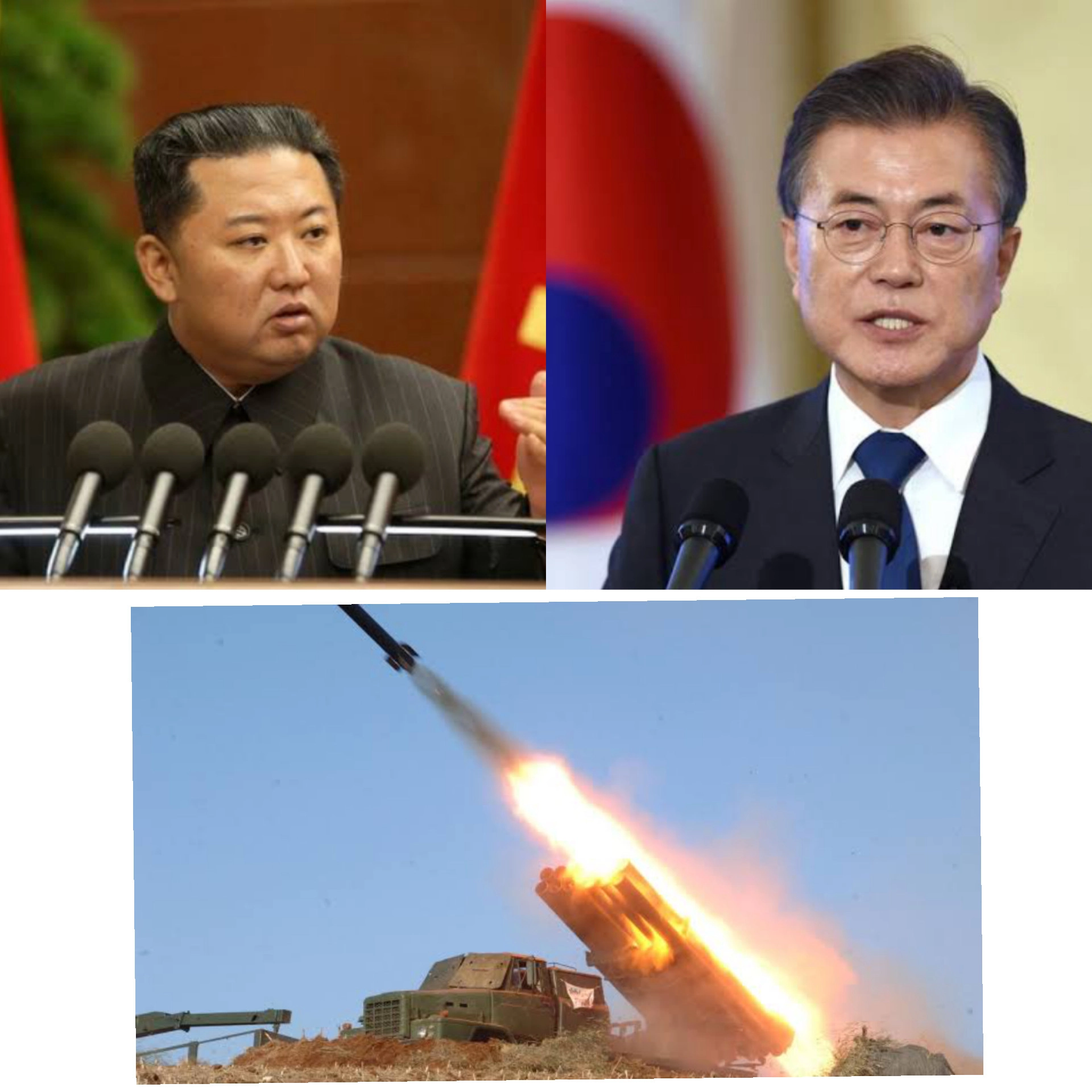 North Korea, South Korea Engage is Missile War