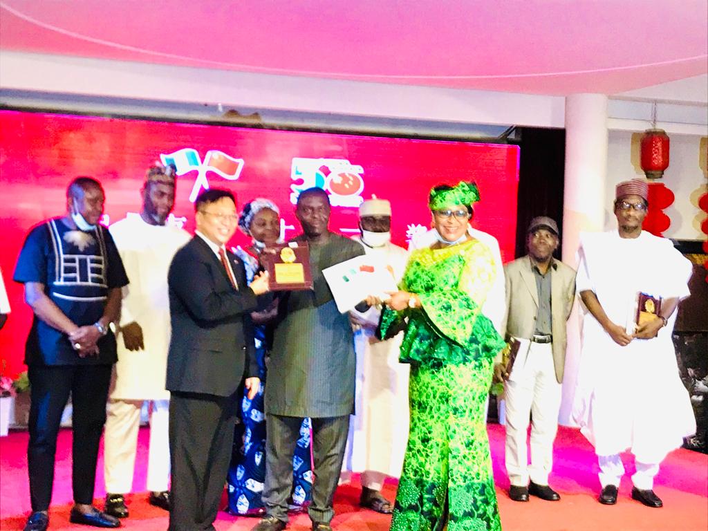 Chinese Envoy honours 50 Nigerians to mark 50 years of China-Nigeria diplomatic relations