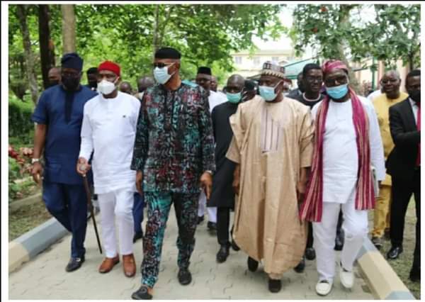 Tambuwal, Ikpeazu, Makinde, Wine Meet Iroko