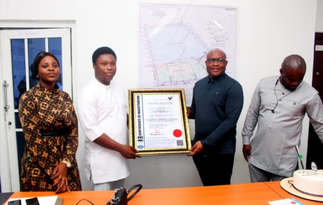 Bayelsa Indigenous firm makes history with ISO 90001 certification