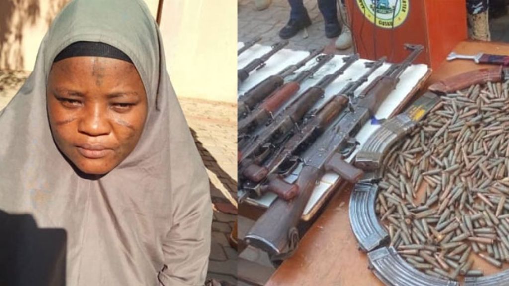 Woman arrested for supplying weapons to bandits in Zamfara