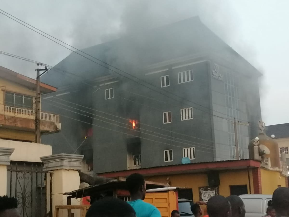 Fire Razes Furniture Workshop, Spare Parts Building In Ladipo Market